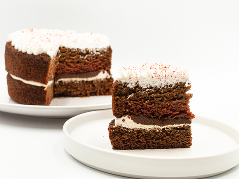 Pastel Red Velvet sin azúcar