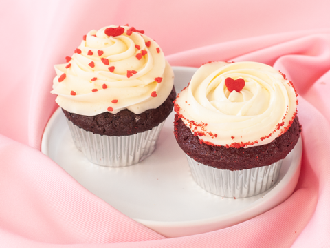 Muffin Red Velvet San Valentín