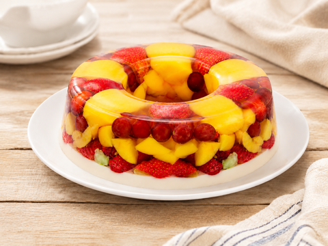 Gelatina Suspiro de Frutas
