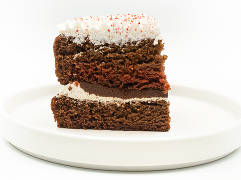 Pastel Red Velvet sin azúcar