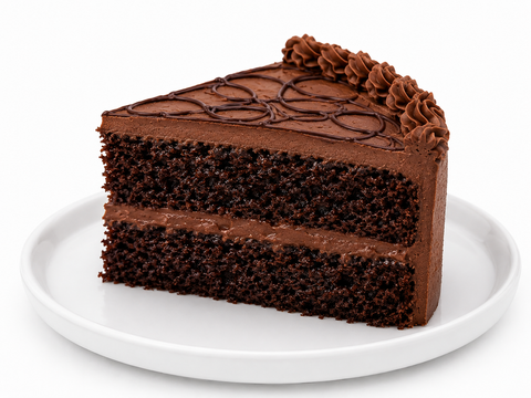 Pastel de chocolate artesanal de Pastelerías Marisa con betún cremoso de chocolate para los amantes del cacao.