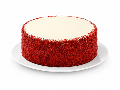 Pastel Red Velvet de Pastelerías Marisa con suave pan de chocolate y betún de queso crema.