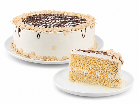 Pastel Tres Leches de Pastelerías Marisa con pan de vainilla, mezcla de tres leches y crema batida.
