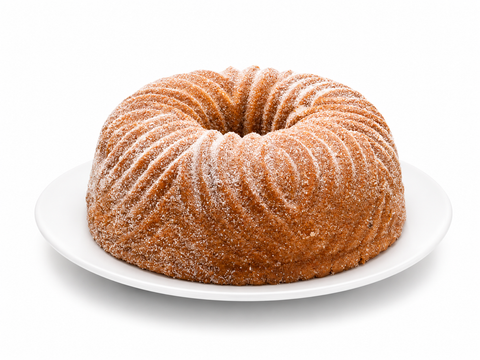 Rosca de churro de Pastelerías Marisa cubierta con azúcar y canela, inspirada en el sabor tradicional del churro.