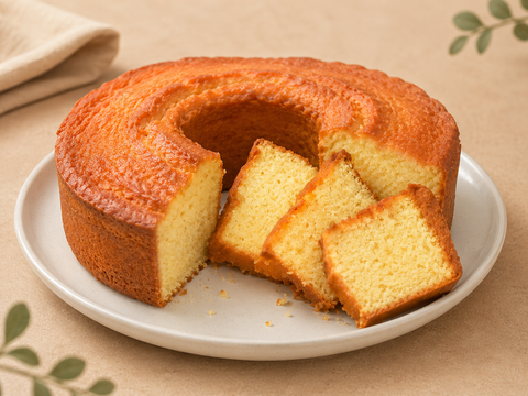 Rosca de naranja de Pastelerías Marisa, pan dulce artesanal con sabor cítrico y textura esponjosa.